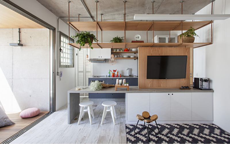 Không gian mở trong thiết kế nội thất