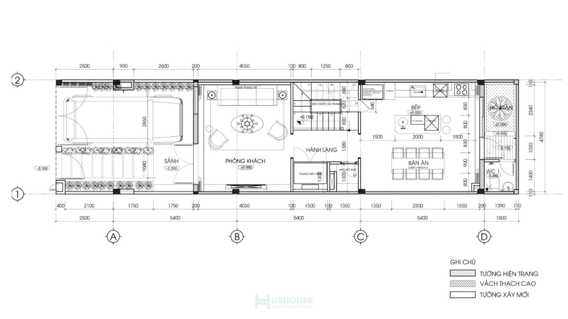bản vẽ thiết kế nội thất 2d
