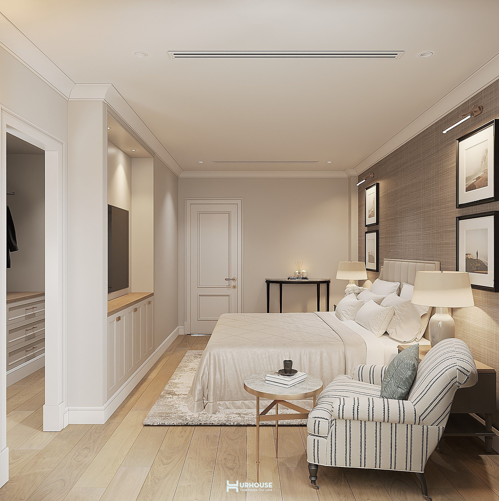 Không gian phòng ngủ anh trai