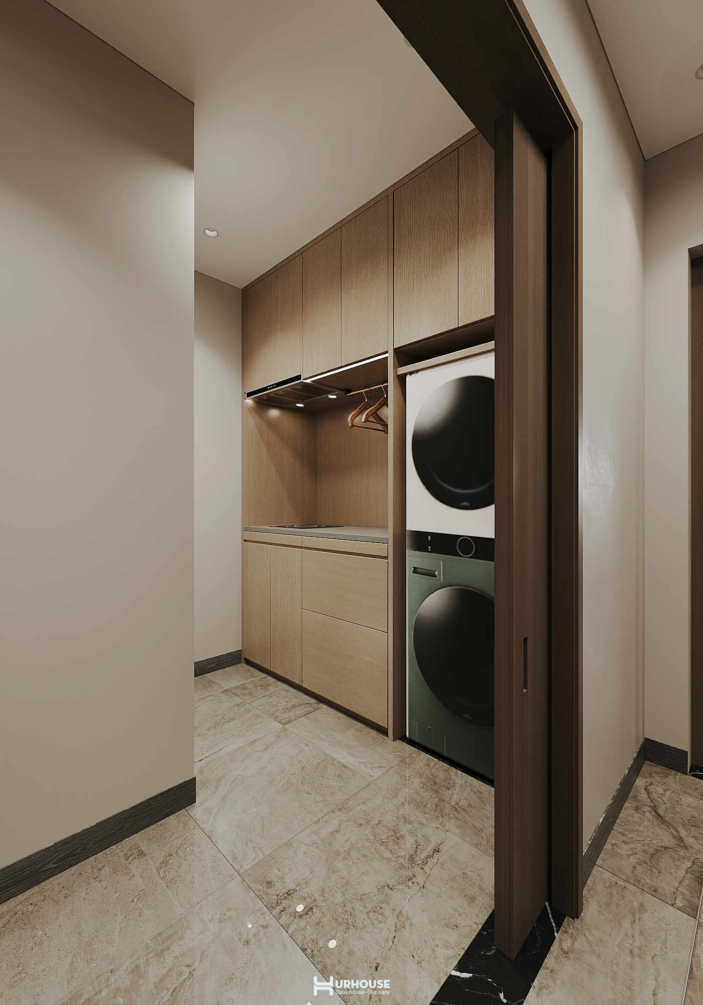 Không gian phòng bếp 