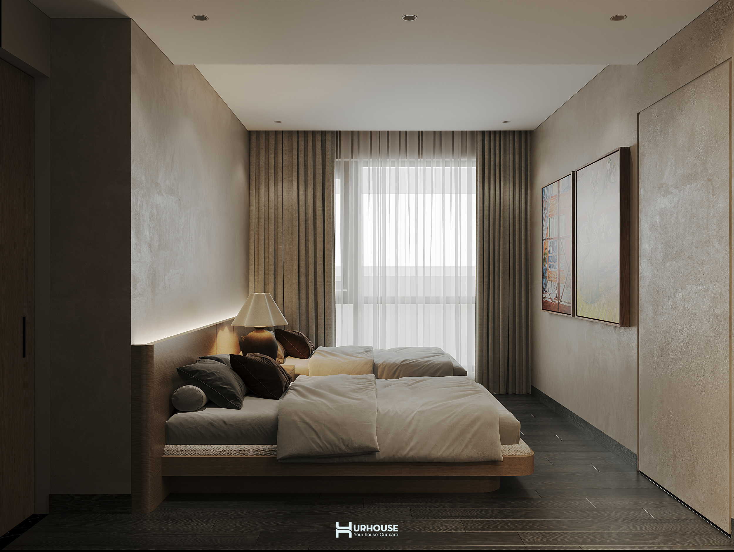 6. Bedroom 3 copy URHOUSE Studios - Your house - Our Care