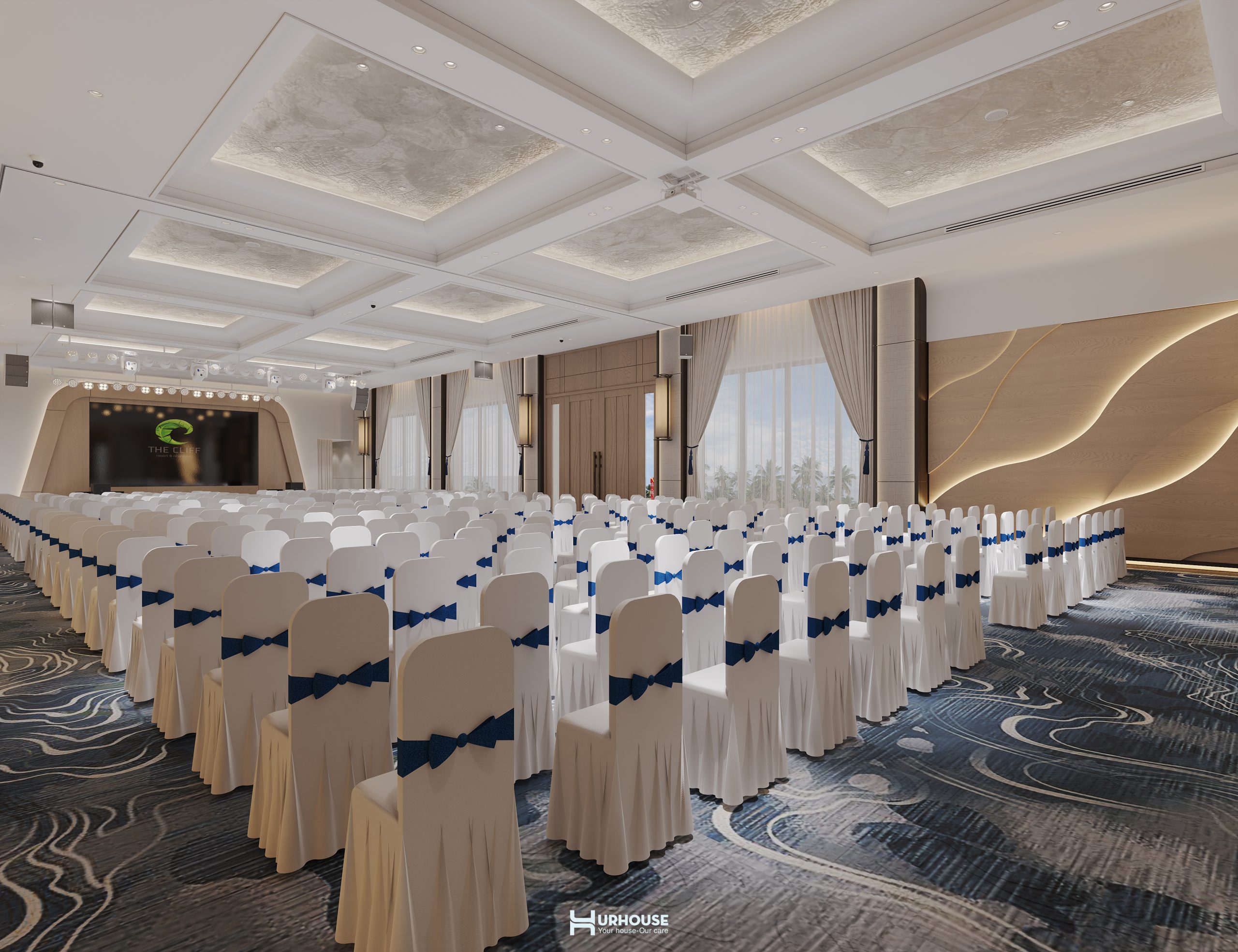 Thiết kế chiếu sáng sử dụng đèn 3000k 