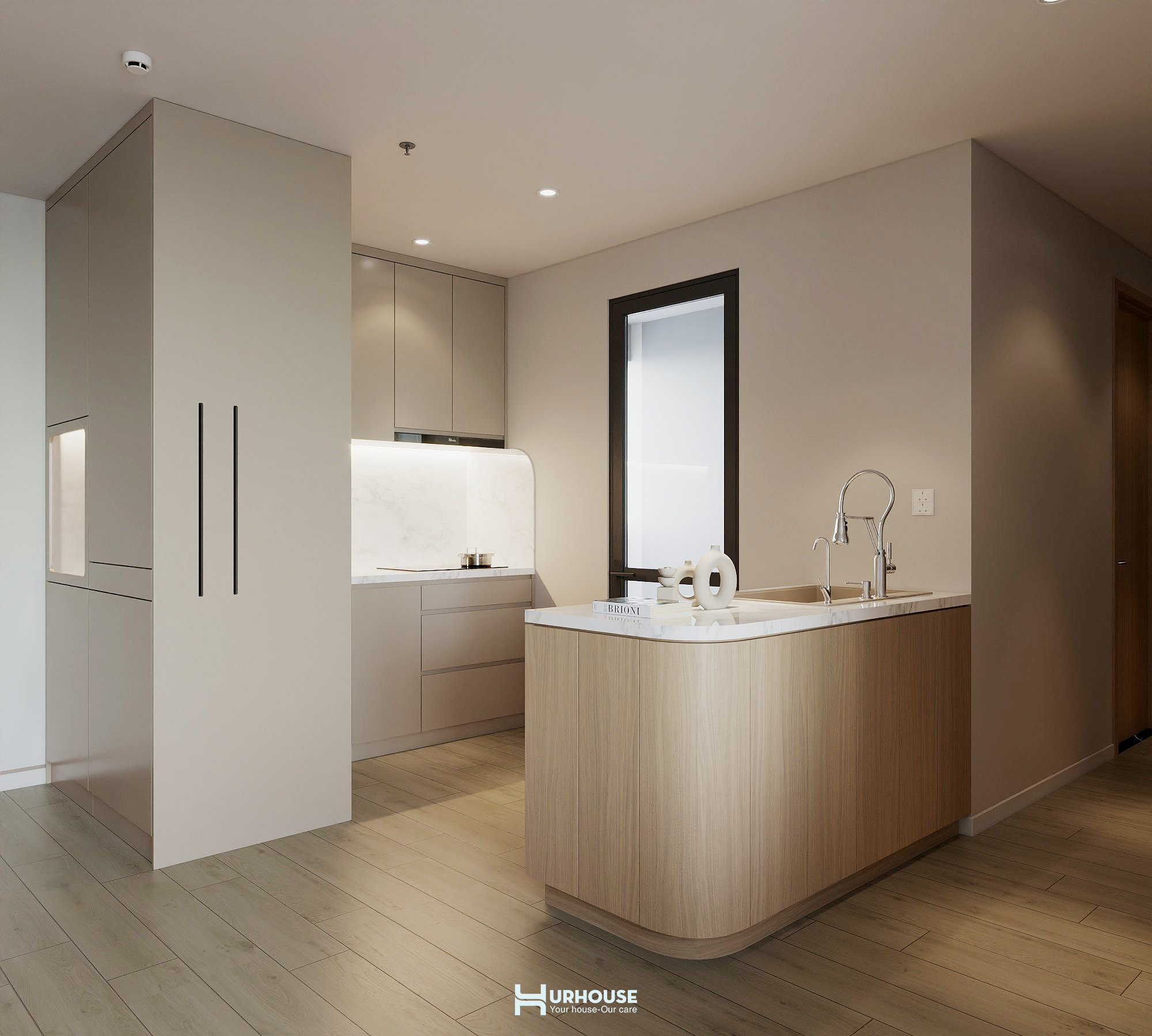 vật liệu sử dụng cho dự án mang phong cách korea modern
