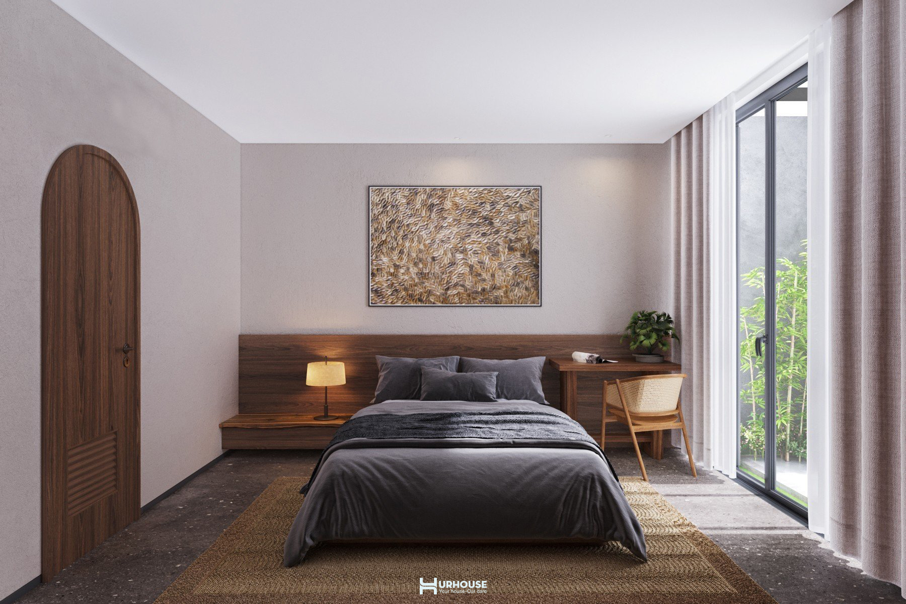 Không gian phòng ngủ con 