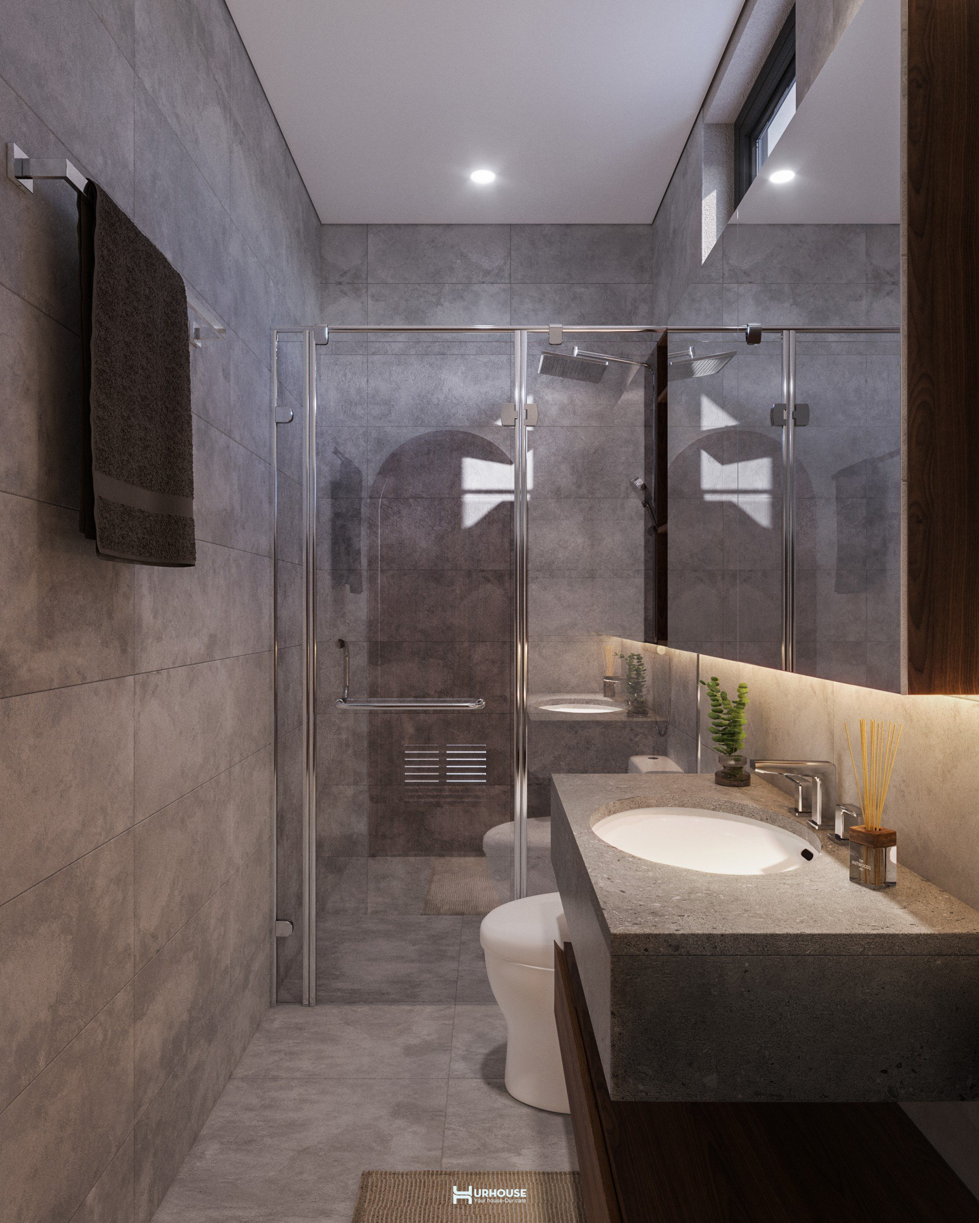 Phòng tắm tropical house 