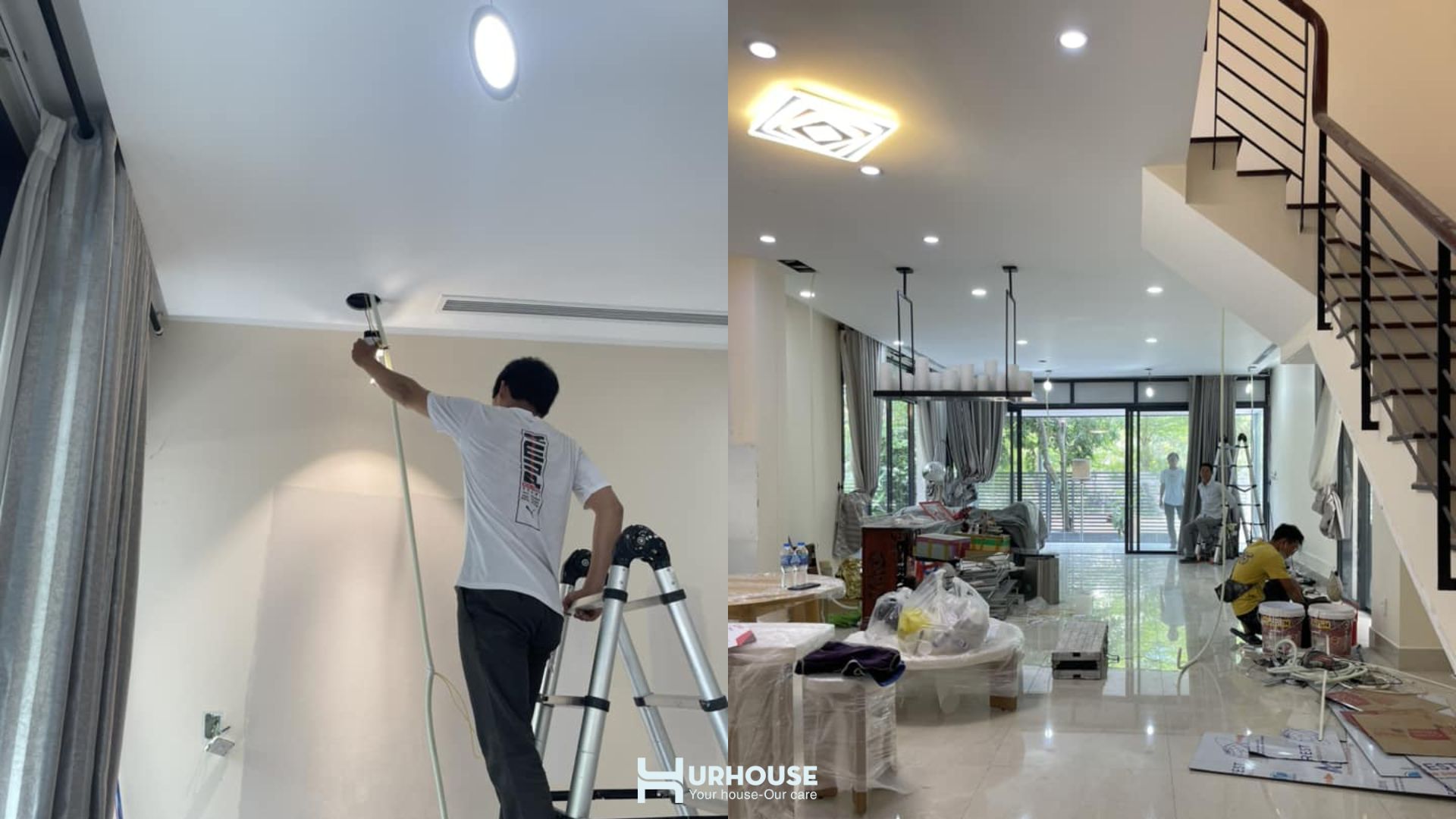 Giai đoạn hoàn thiện vệ sinh và bàn giao công trình 