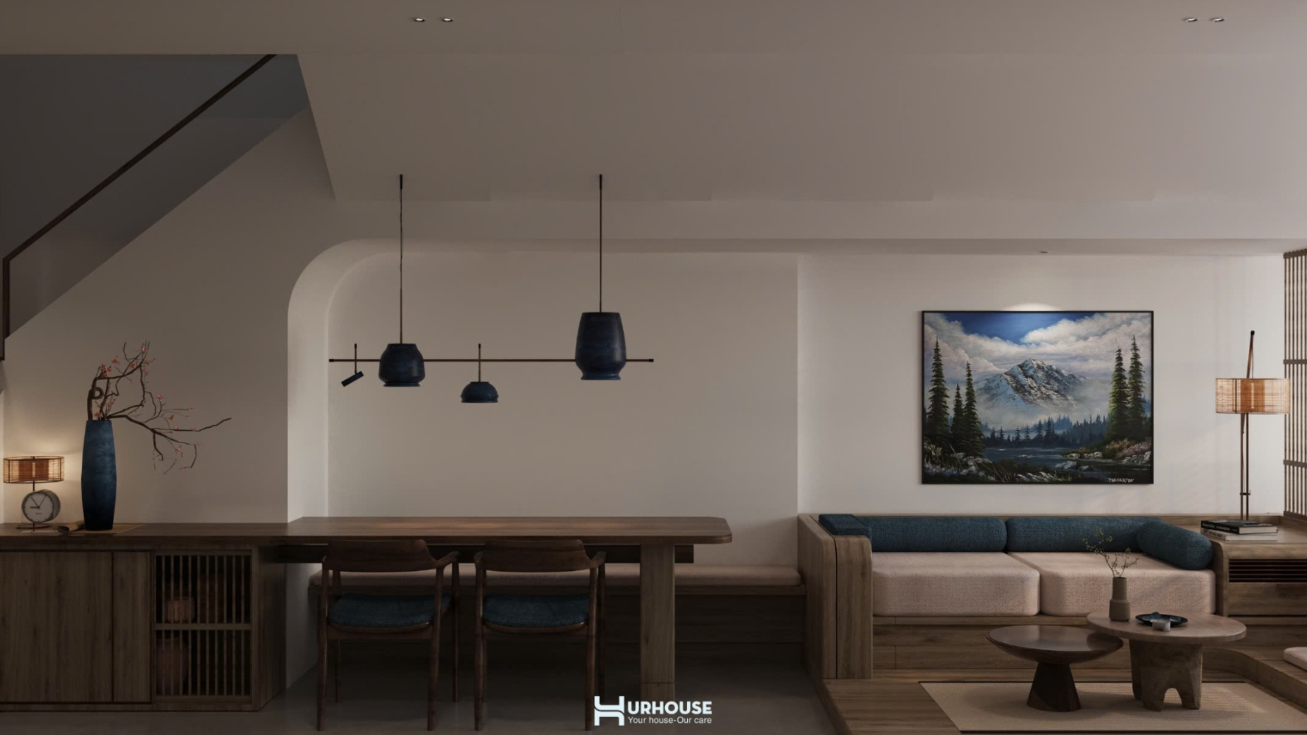 nhà phố cô giang do urhouse thực hiện