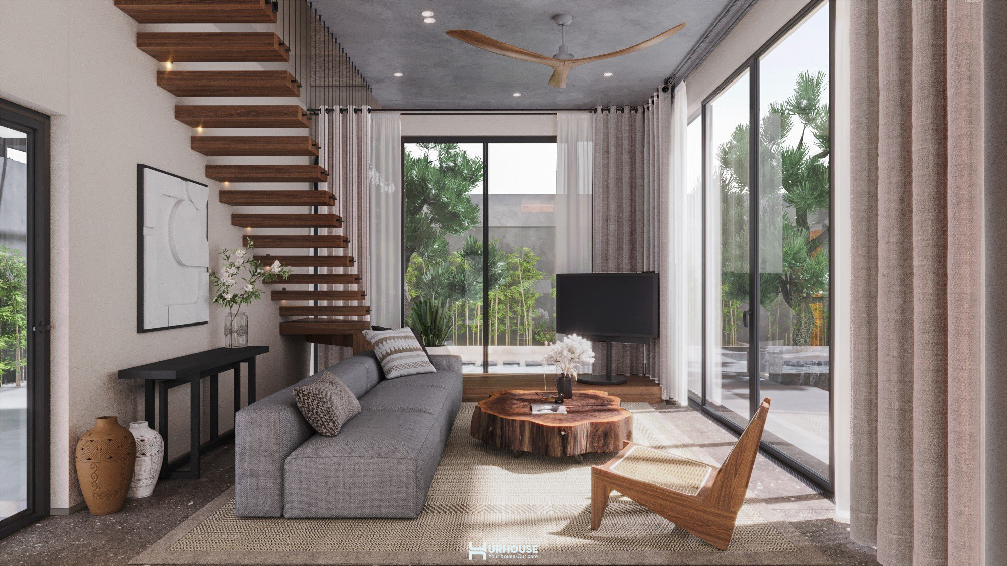 Dự án mang phong cách nhiệt đới tại urhouse