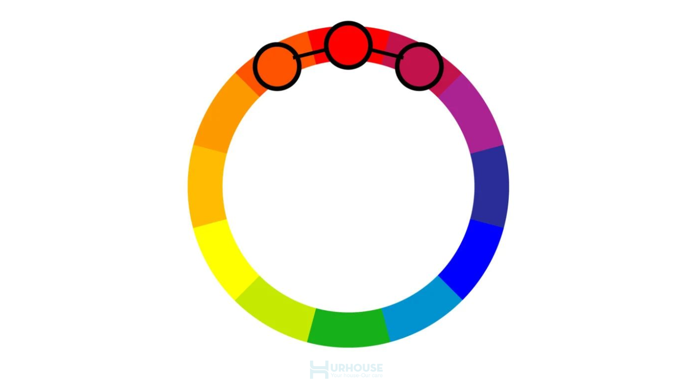 nguyên tắc phối màu tương đồng 