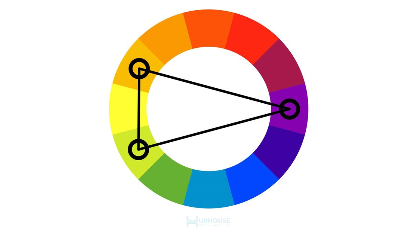 nguyên tắc phối màu xen kẽ