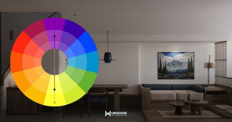 7 Nguyên tắc phối màu trong nội thất cách kết hợp màu sắc chuẩn và ấn tượng 2 CÁC NGUYÊN TẮC PHỐI MÀU CƠ BẢN NÊN BIẾT