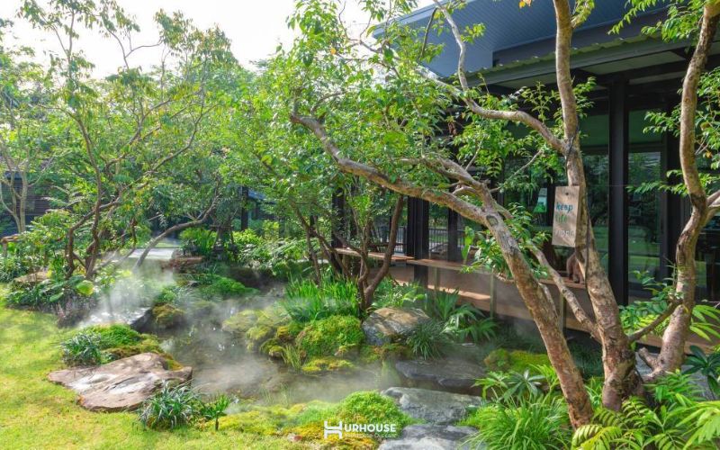 cảnh quan sân vườn nhà vườn nghỉ dưỡng 