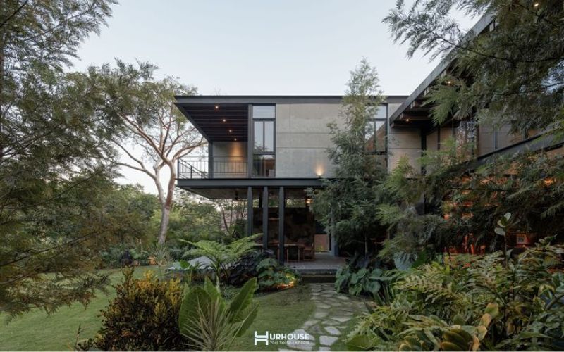 KIẾN TRÚC NHÀ VƯỜN TRÊN ĐỒI DỐC: HÒA MÌNH VÀO THIÊN NHIÊN NÚI RỪNG 3 nhà vườn trên đồi dốc có gì nổi bật