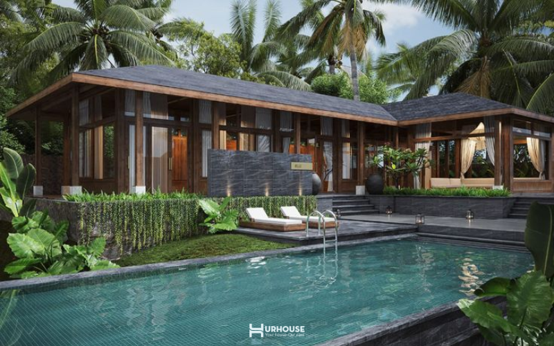 hồ bơi nhà vườn nghỉ dưỡng có gì?