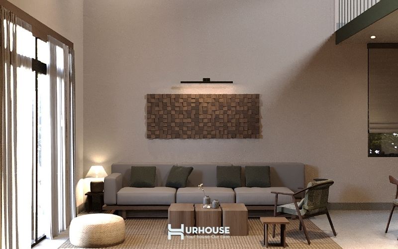 NEW MATERIALS IN MODERN GARDEN VILLA INTERIOR DESIGN