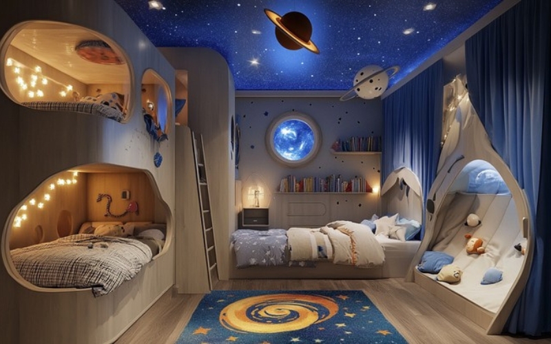 BEDROOM INTERIOR DESIGN FOR KIDS: CREATIVE IDEAS FOR GIRLS, BOYS, AND SHARED ROOMS