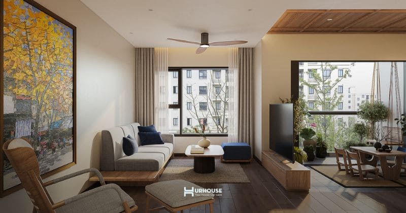 Ngôi nhà kiểu Nhật không gian sống tĩnh lặng giữa thị thành