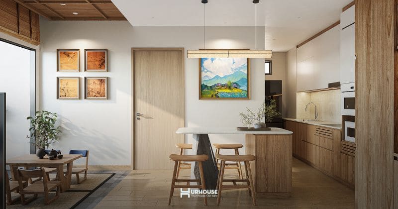 Bếp Japandi nét duyên thầm của sự tối giản và tiện nghi trong không gian sống 2 Bếp Japandi nét duyên thầm của sự tối giản và tiện nghi trong không gian sống