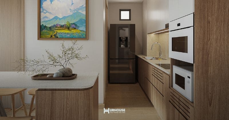 Bếp Japandi nét duyên thầm của sự tối giản và tiện nghi trong không gian sống 3 Bếp Japandi nét duyên thầm của sự tối giản và tiện nghi trong không gian sống