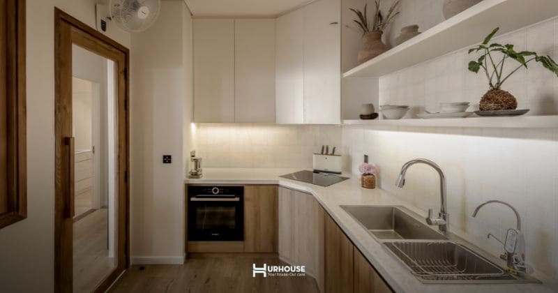 Bếp Japandi nét duyên thầm của sự tối giản và tiện nghi trong không gian sống 4 Bếp Japandi nét duyên thầm của sự tối giản và tiện nghi trong không gian sống