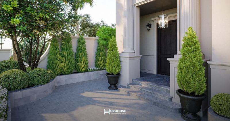 6 Nguyên tắc thiết kế cửa chính hợp phong thuỷ biệt thự vườn 5 6 Nguyên tắc thiết kế cửa chính hợp phong thuỷ biệt thự vườn