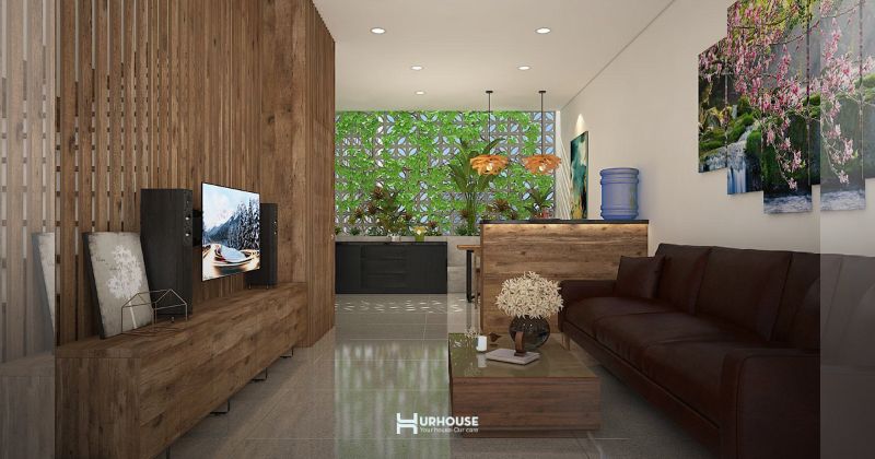 Sofa, thảm và đèn những điểm nhấn tạo nên không gian Japandi