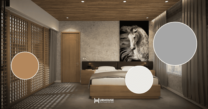 Kỹ thuật phối màu trong từng không gian mang đậm phong cách Japandi 