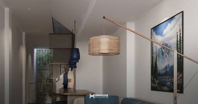 Mây tre đan trong thiết kế nội thất điểm nhấn tinh tế cho không gian Japandi hiện đại