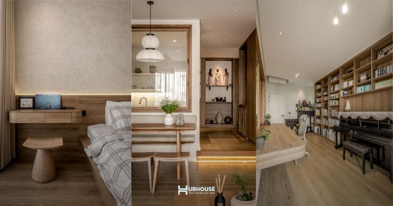 Phong cách thiết kế Japandi chuyển đổi không gian sống thành hành trình detox tâm trí