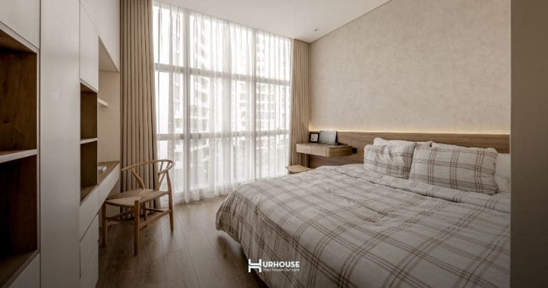 Thiết kế phòng ngủ Japandi tạo dựng không gian an yên, thư thái