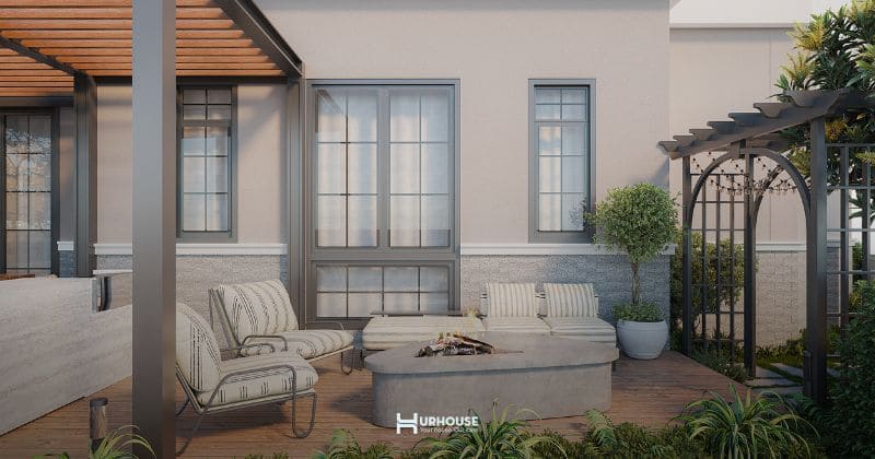 Phong thuỷ biệt thự vườn theo hướng nguyên lý nạp khí lành