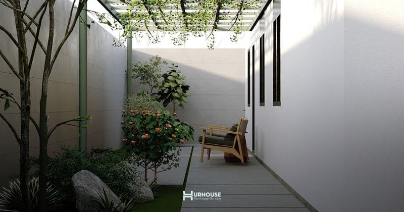 Bố cục mặt bằng công năng trong phong thuỷ thiết kế biệt thự vườn