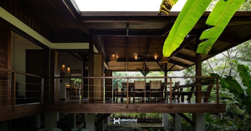 Biệt thự ven sông với thiết kế nội thất mở hài hòa thiên nhiên