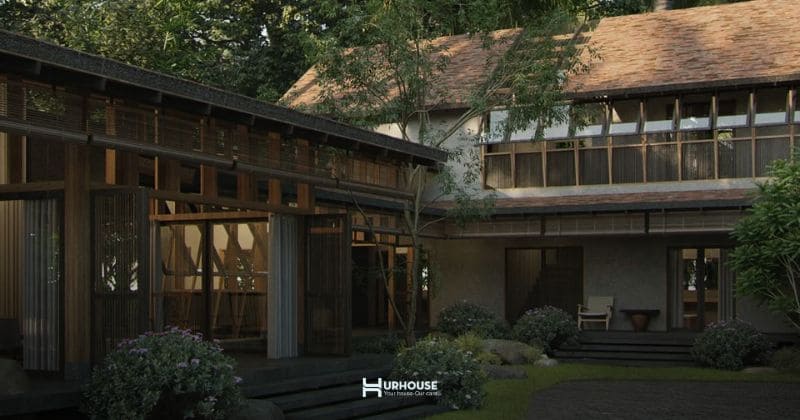 Biệt thự ven sông với thiết kế nội thất mở hài hòa thiên nhiên