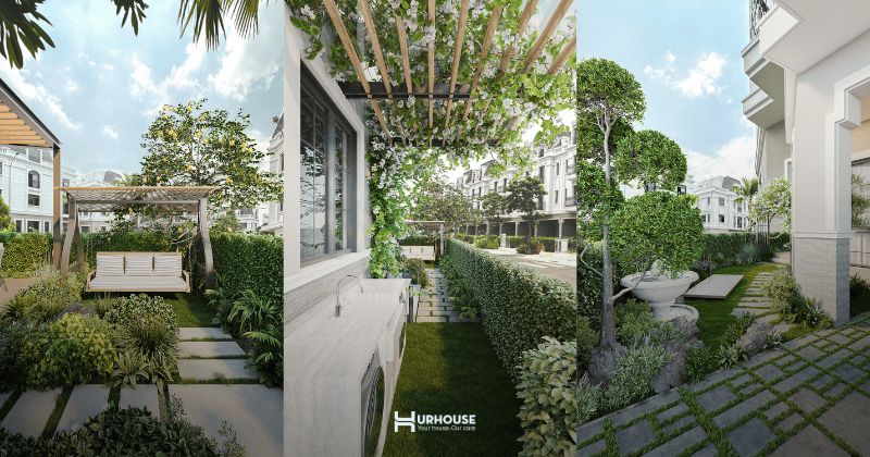 Top 10 mẫu thiết kế sân vườn biệt thự ấn tượng