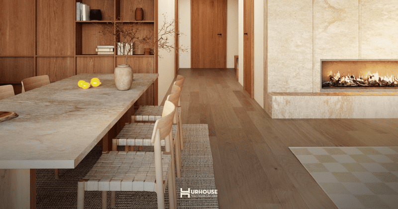 Sàn gỗ phong cách japandi cho không gian sống hiện đại 4 Sàn gỗ phong cách japandi cho không gian sống hiện đại