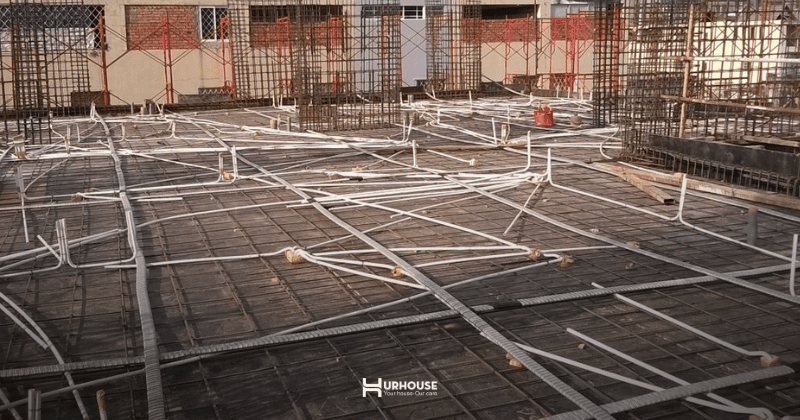 Thi công dầm sàn biệt thự vườn an toàn và hiệu quả