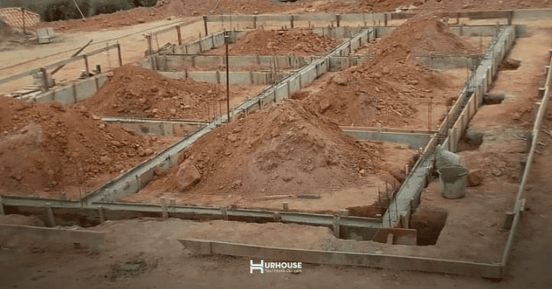 Xử lý nền móng biệt thự vườn trong giai đoạn thi công