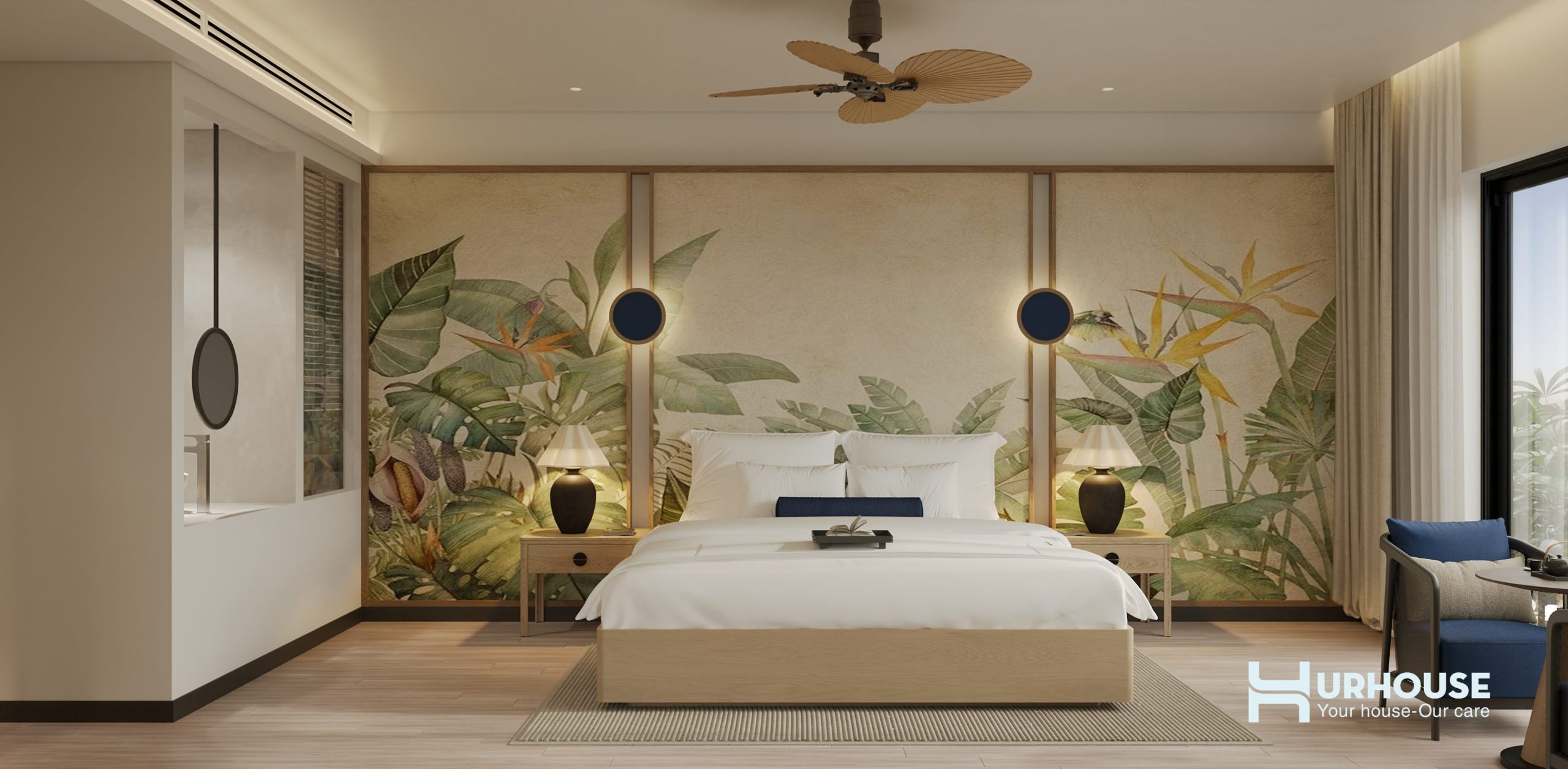 THIẾT KẾ VILLA NGHỈ DƯỠNG VEN BIỂN PHONG CÁCH JAPANDI NORDIC