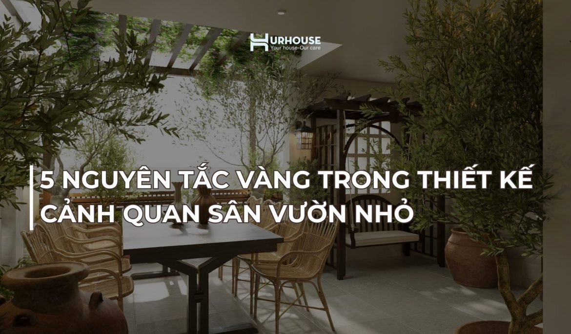 thiết kế cảnh quan sân vườn nhỏ