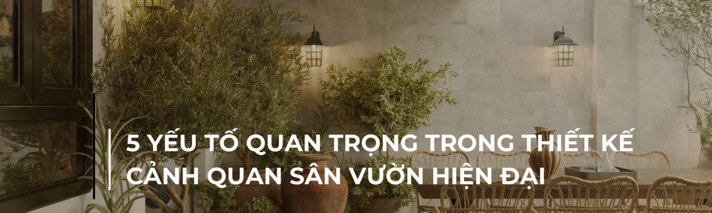 thiết kế sân vườn