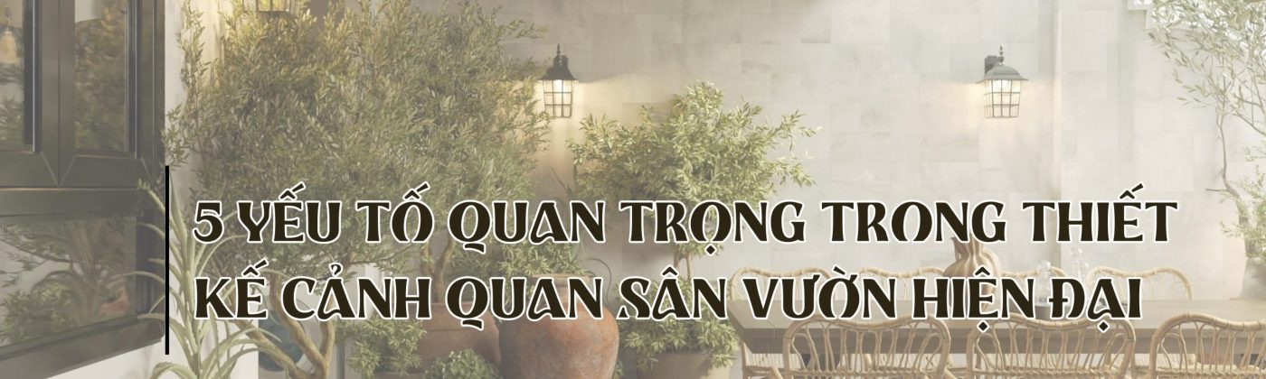 cảnh quan sân vườn