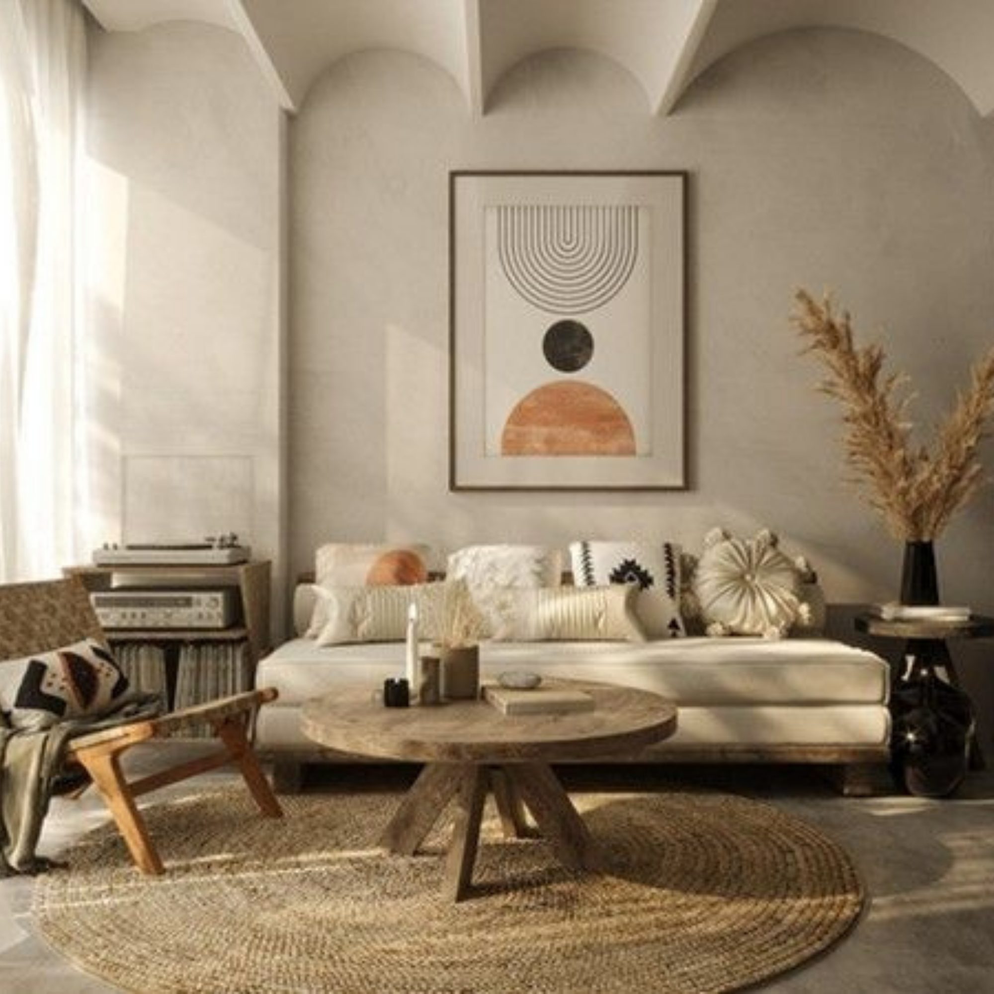 PHÒNG KHÁCH PHONG CÁCH ĐỊA TRUNG HẢI – XU HƯỚNG NĂM 2026