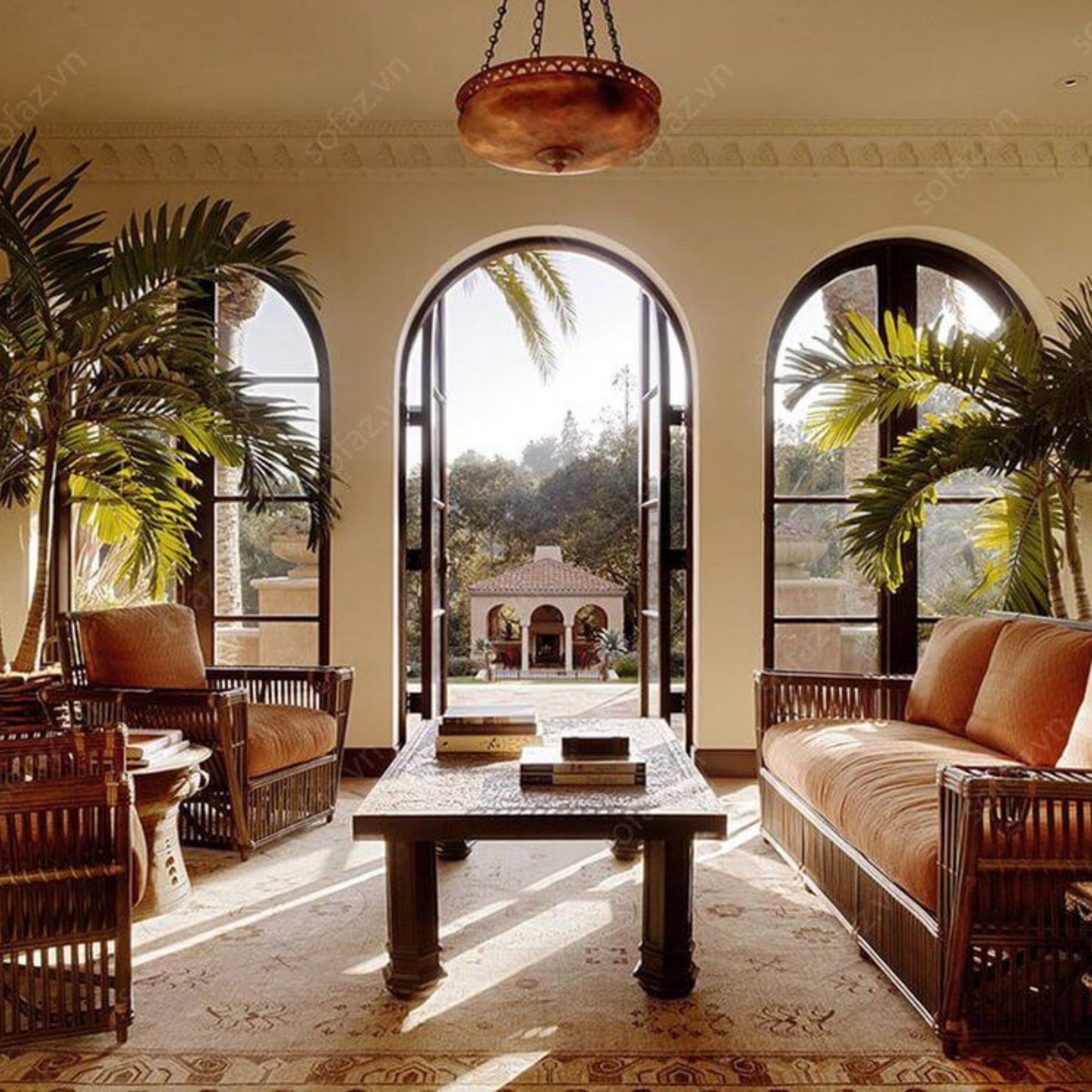 PHÒNG KHÁCH PHONG CÁCH ĐỊA TRUNG HẢI – XU HƯỚNG NĂM 2026