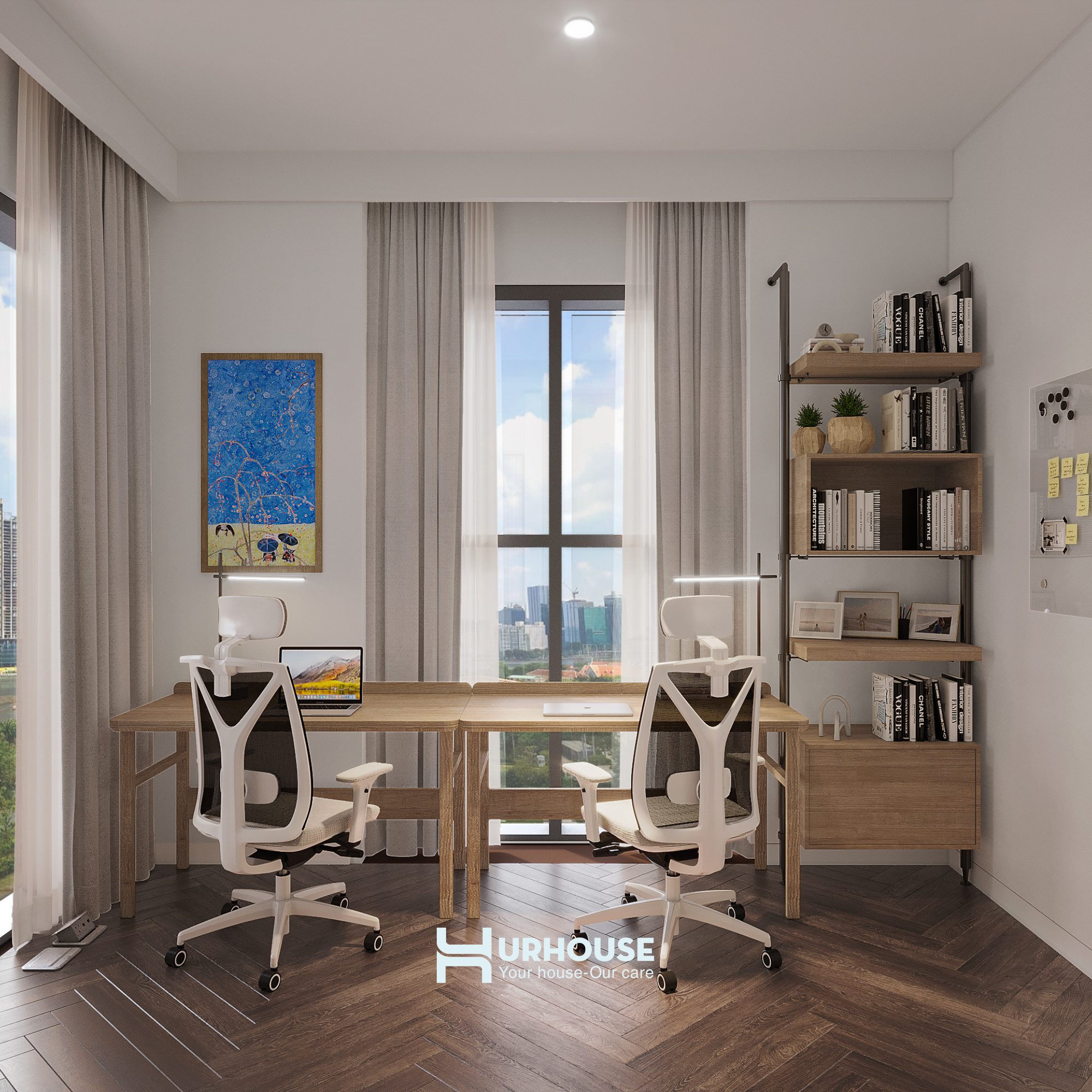 TOP 5 MẪU THIẾT KẾ PHÒNG LÀM VIỆC TẠI NHÀ – GỌN GÀNG, THẨM MỸ, CHUẨN CÔNG NĂNG