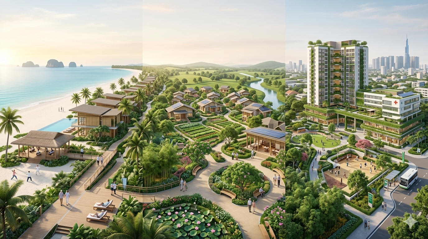 BẤT ĐỘNG SẢN HƯU TRÍ: KHOẢNG TRỐNG LỚN CỦA THỊ TRƯỜNG VIỆT NAM