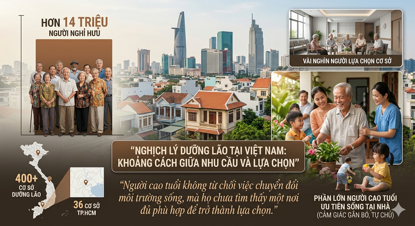 BẤT ĐỘNG SẢN HƯU TRÍ: KHOẢNG TRỐNG LỚN CỦA THỊ TRƯỜNG VIỆT NAM