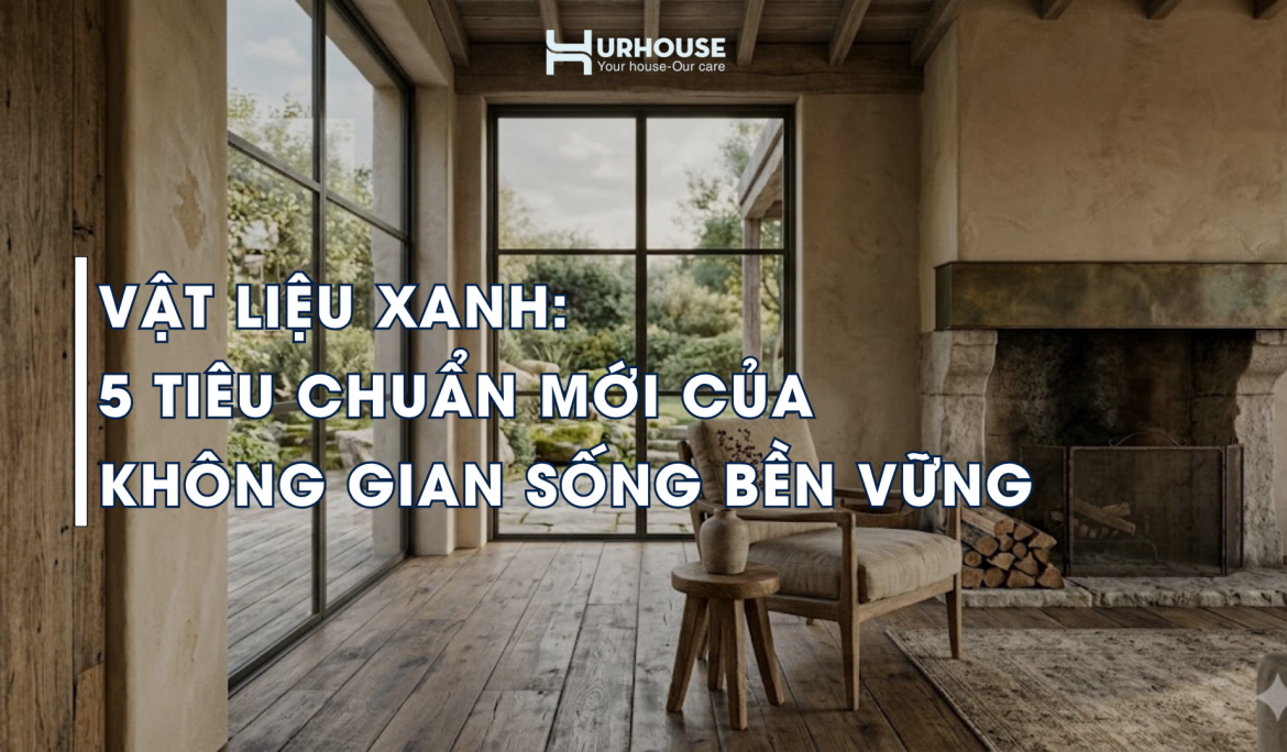 vật liệu tự nhiên trong thiết kế nội thất bền vững già đi cùng con người theo thời gian