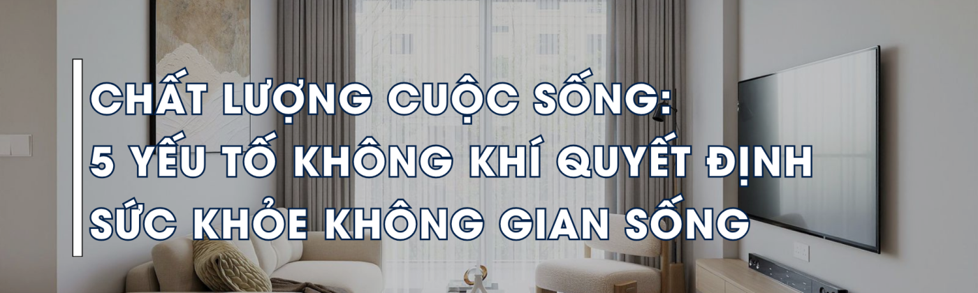 Không gian nội thất hiện đại với ánh sáng tự nhiên và vật liệu an toàn giúp cải thiện chất lượng không khí trong nhà