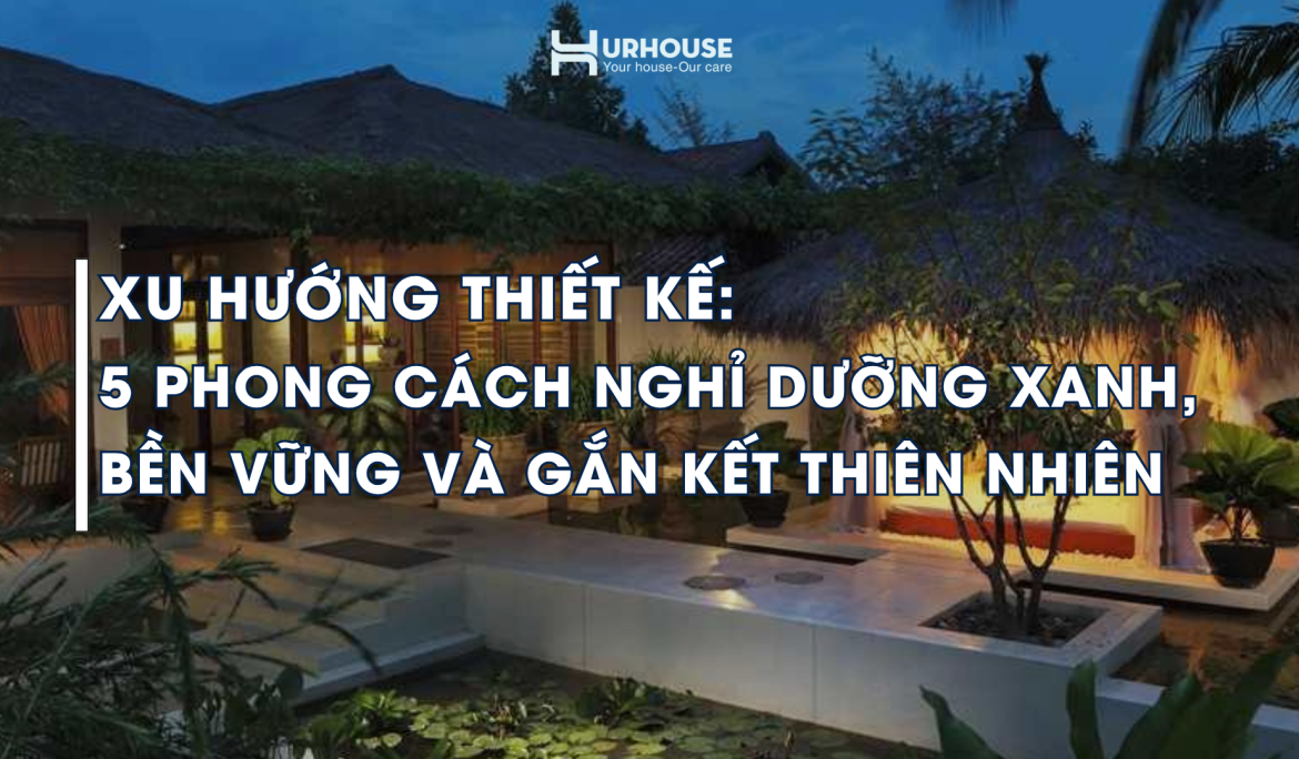 Resort xanh với mật độ xây dựng thấp, hòa mình vào thiên nhiên và cảnh quan bản địa.
